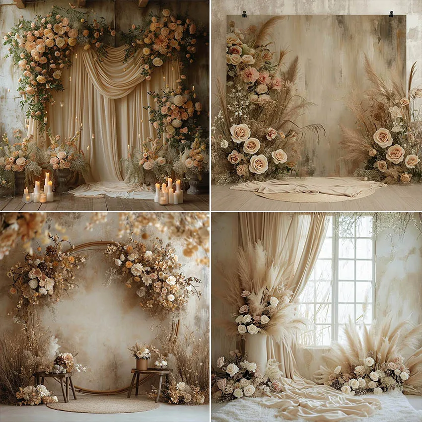 

Mehofond Photography Background Boho Room Arch Wall Floral Adult Birthday Wedding Maternity Portrait Decor Backdrop Photo Studio