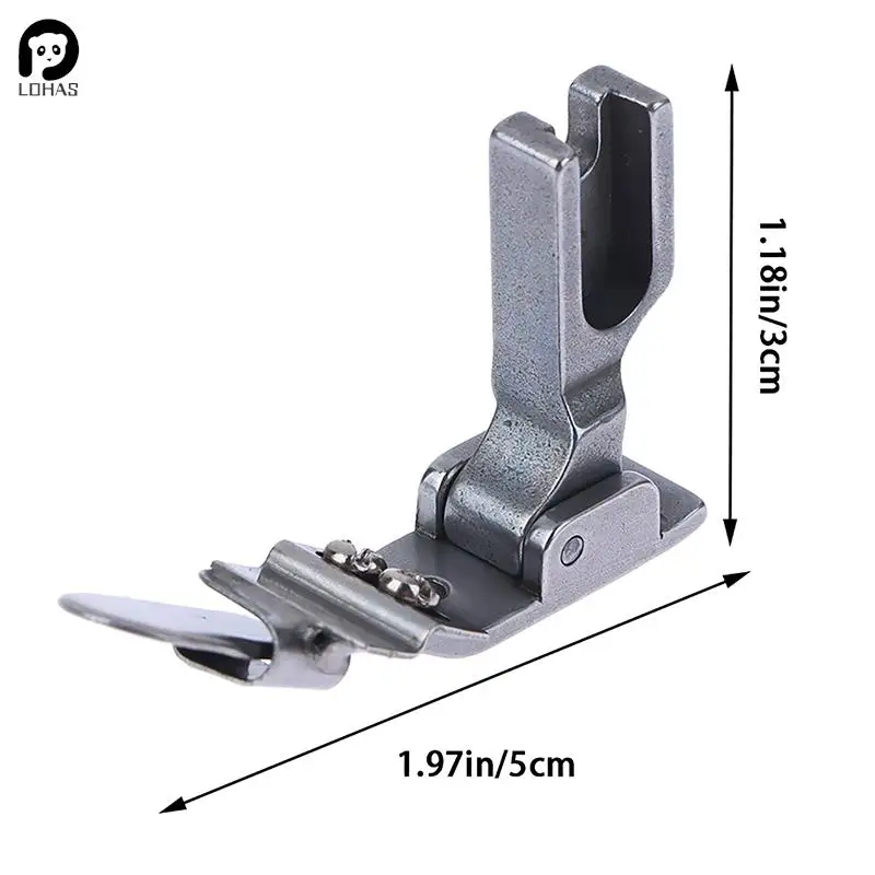 1Pc Industrial Flat Sewing Machine Folding Hemming Presser Foot P351 Curling Presser Foot For Most Industrial Sewing Machine