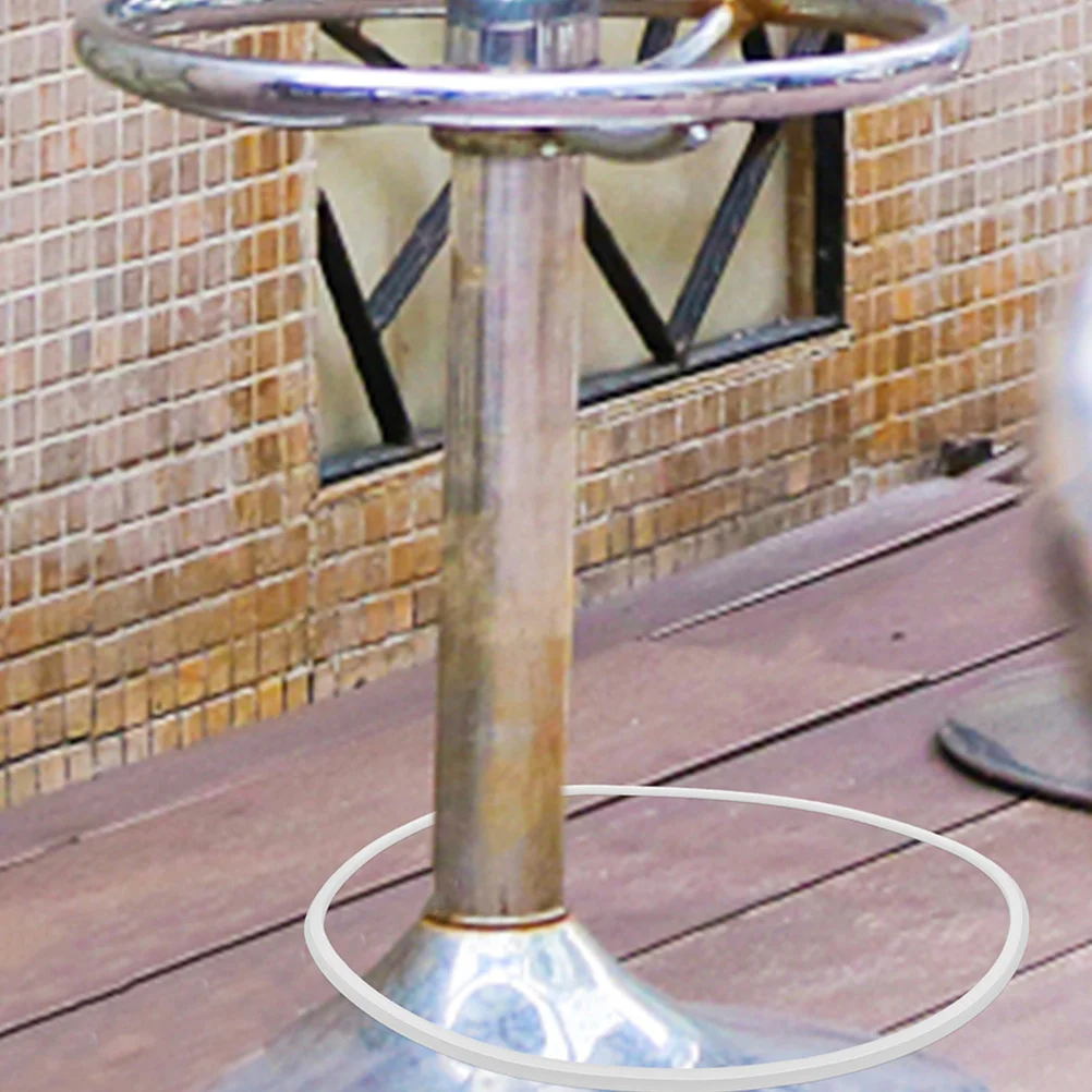 

2Pcs Bar Stool Base Ring Protector Heavy Duty Rubber Floor Protector for Chairs Tables Anti-Slip Scrub Resistant