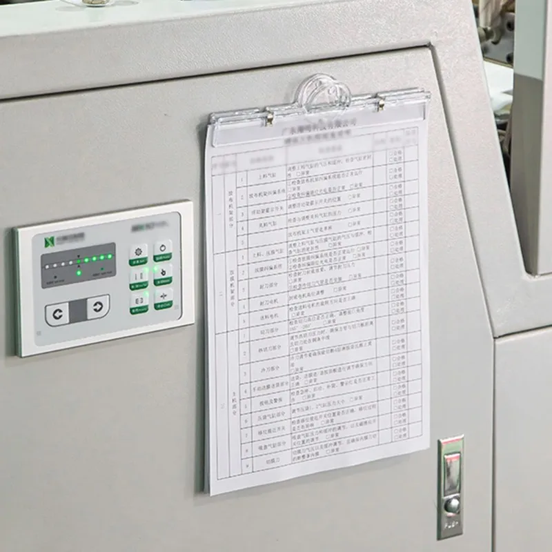 1 قطعة مشبك شفاف القرطاسية مجلد ورقة مجلد السبورة مشبك كتب A4 مشبك مغناطيسي للسبورة البيضاء