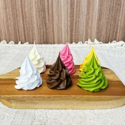 Simulation Ice Cream Fake Cake Mold Artificial Food Kids Toys Wedding Party Decor Bakery Dessert Shop Window Photography Prop