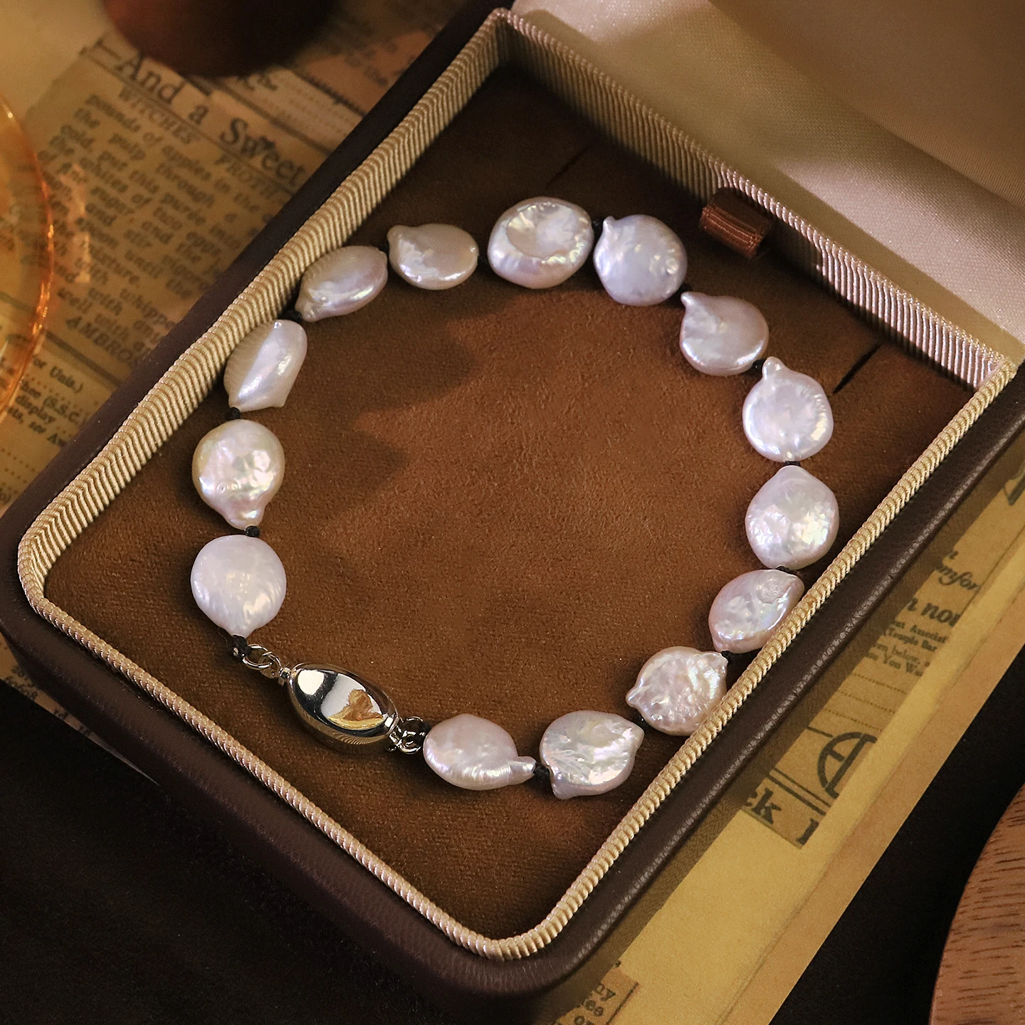Minimalist Genuine Freshwater Pearl Bracelet for Women Daily Wedding Jewelry Gift Threaded Pearl Bracelet Fashion Korean Jewelry
