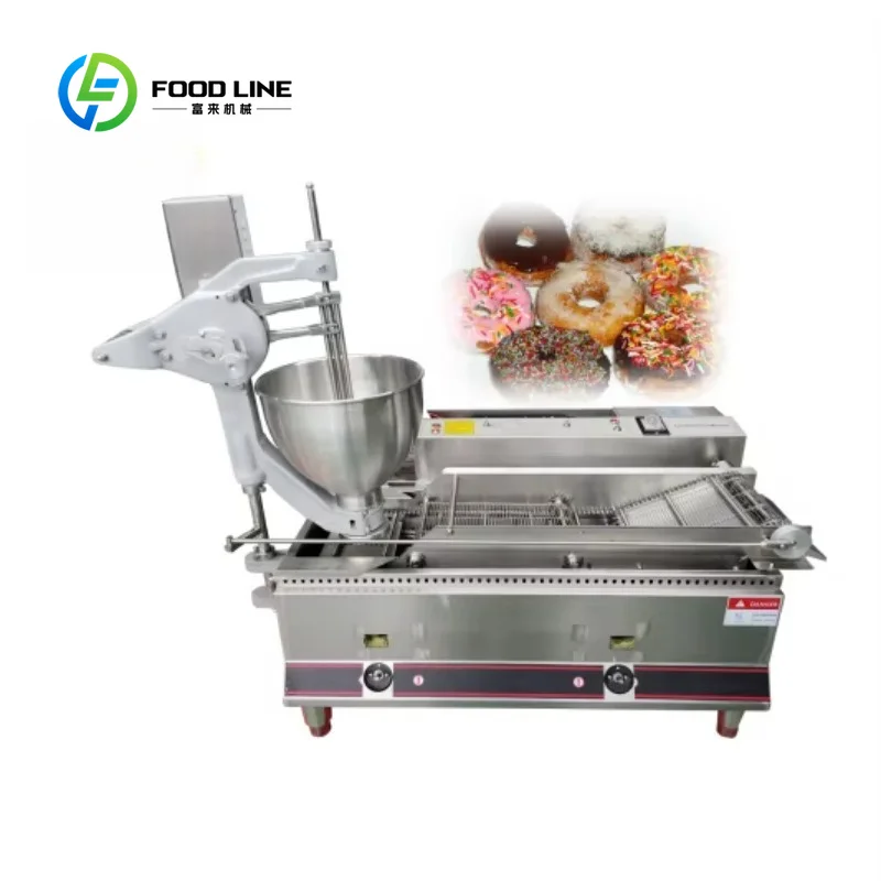 customized full automatic doughnut production machine stainless steel accurate heating for snack bakery workshop sites