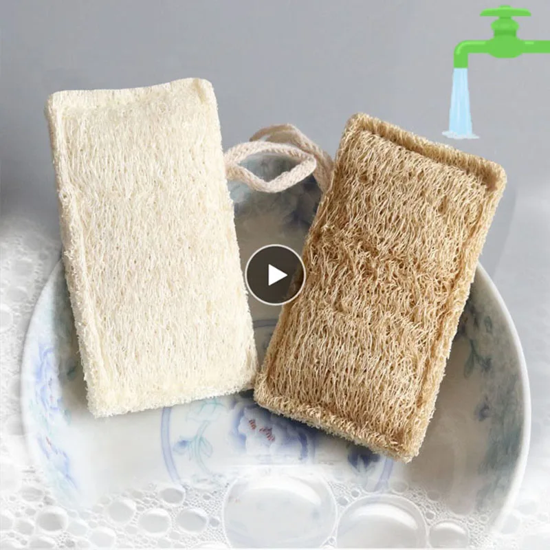 

Luffa Sponge Loofah Yarn Dinnerware Dish Towels Dishwashing Fabric Dish Cloth Washing Towel