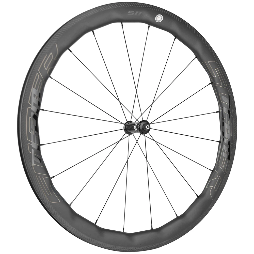 SUPERTEAM-Carbon Wheelset 700C 50mm Tuebelss Road Bike Rim Brake UCI Racing Wheels Ceramic Bearing Hub