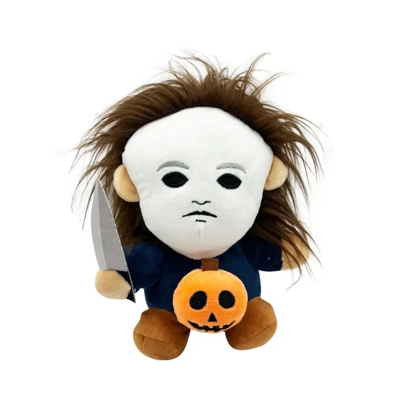 Horror Halloween Peluche Bambola 25CM Morbido Cartone Animato Cosplay Peluche Personaggio Halloween Room Decor Regalo Scherzo Giocattoli Gag Toys