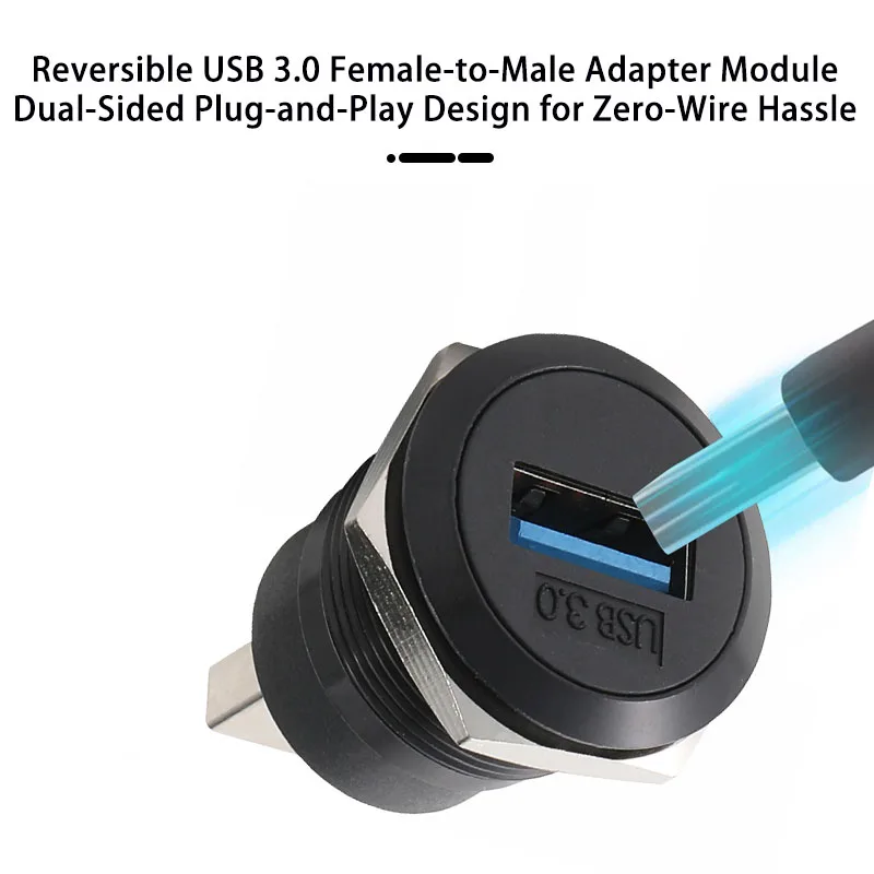 Adapter okrągły wieloportowy typu 86 do montażu panelowego dla CAT5E/CAT6/Type-C/HDMI/XLR/BNC/3.5mm/RCA — zdjęcie produktu 3