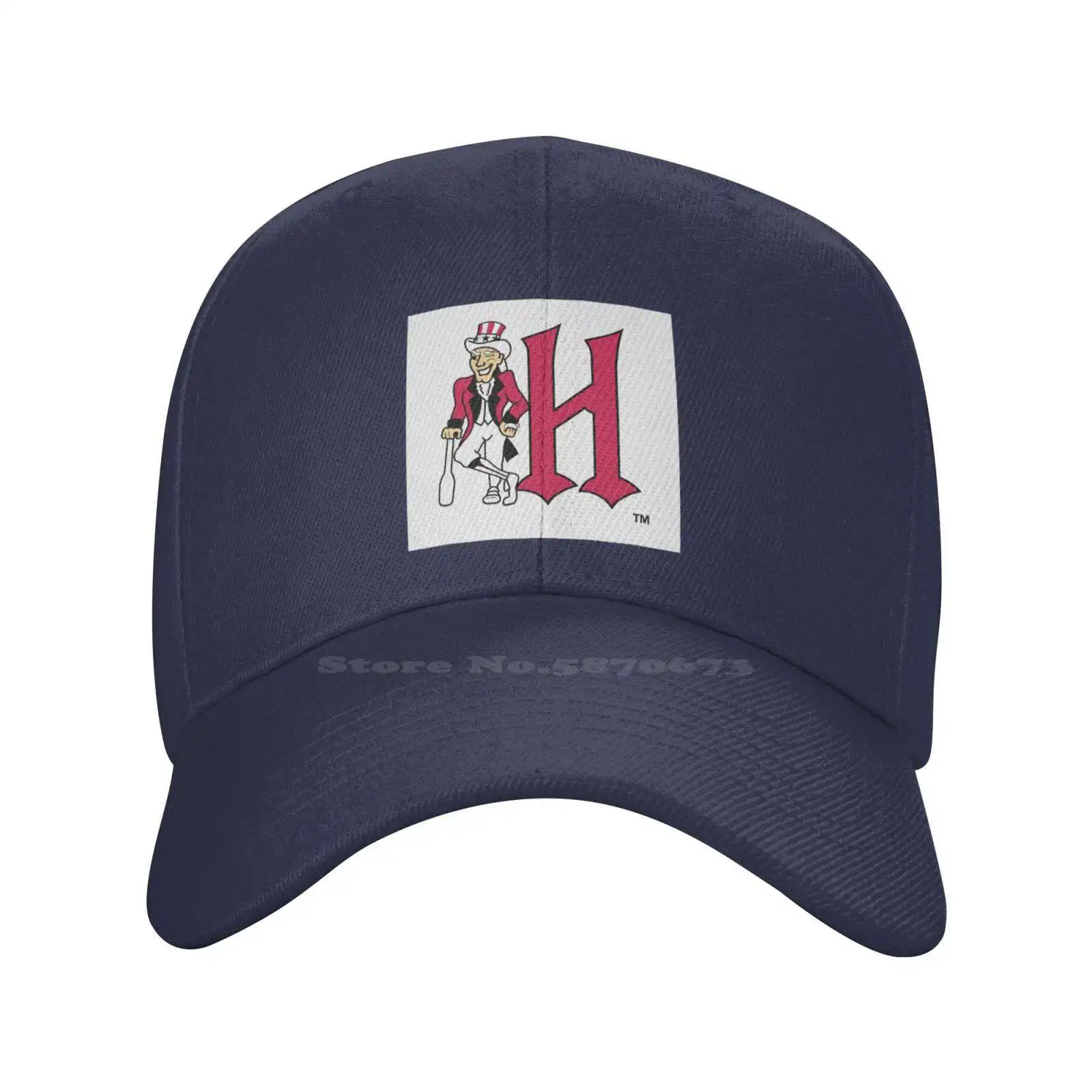 Harrisburg Senators Logo Print Graphic Casual Denim cap Knitted hat Baseball cap