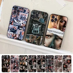 Supernatural tv show Phone Case For iPhone 15 14 11 12 13 Mini Pro XS Max Cover 6 7 8 Plus X XR SE 2020 Funda Shell