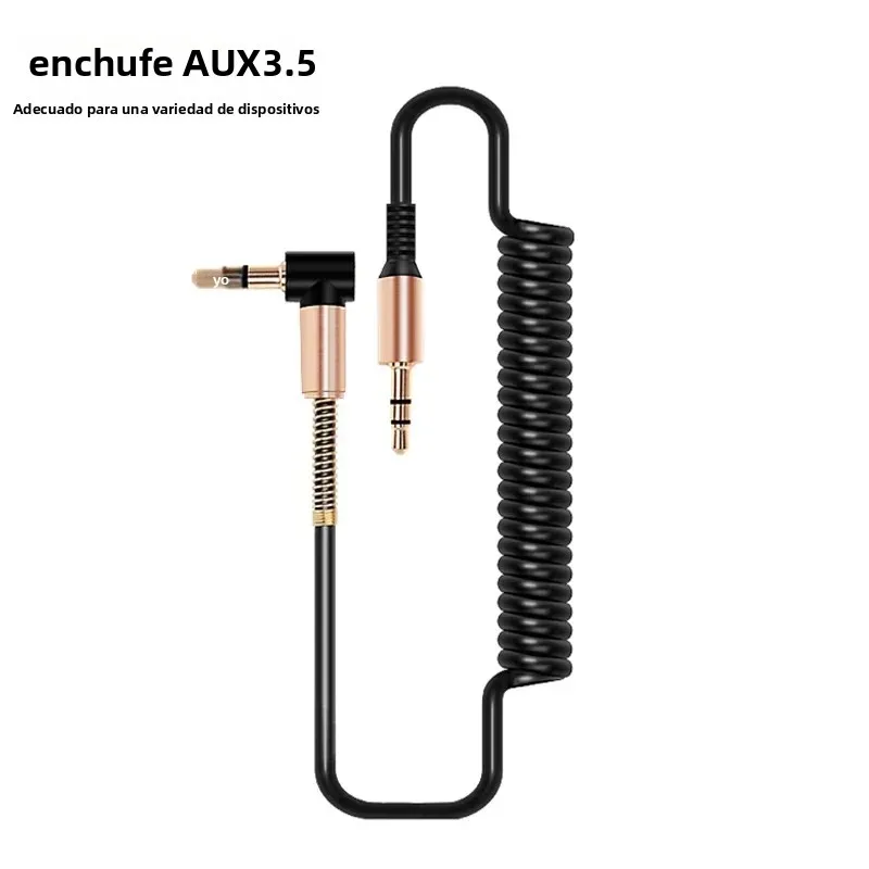 Cable Cable de Audio auxiliar Cable de altavoz de 3,5mm Jack 3,5mm macho a macho Cable auxiliar de coche para JBL iPhone Samsung Cable auxiliar auriculares