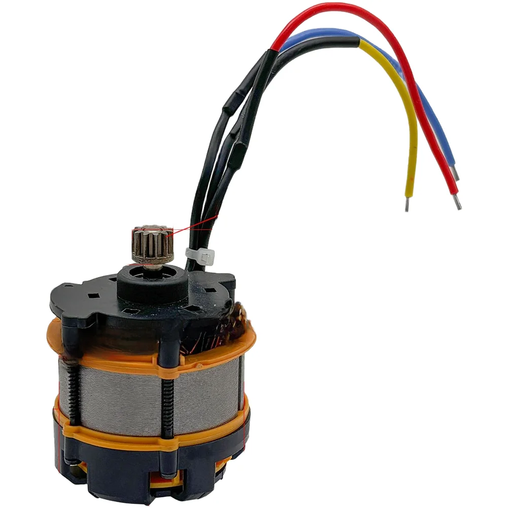 4820 Brushless Motor Core Designed for Reciprocating Saw Repair Featuring 11 Tooth Pinion Gear and Compact Build