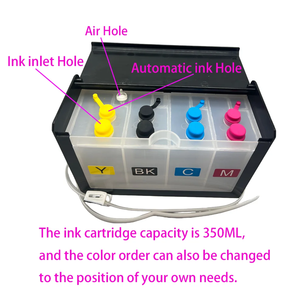 High Quality 4Color 300ML Ciss Tank for Epson HP Canon Brother Ricoh Roland Muto Printer DTF Transfer DTG DYE Pigment Ink