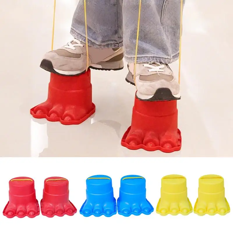 Zancos para caminar, paso a paso de equilibrio, juguetes de entrenamiento de integración sensorial para niños, equipo portátil para juegos al aire libre, material didáctico deportivo
