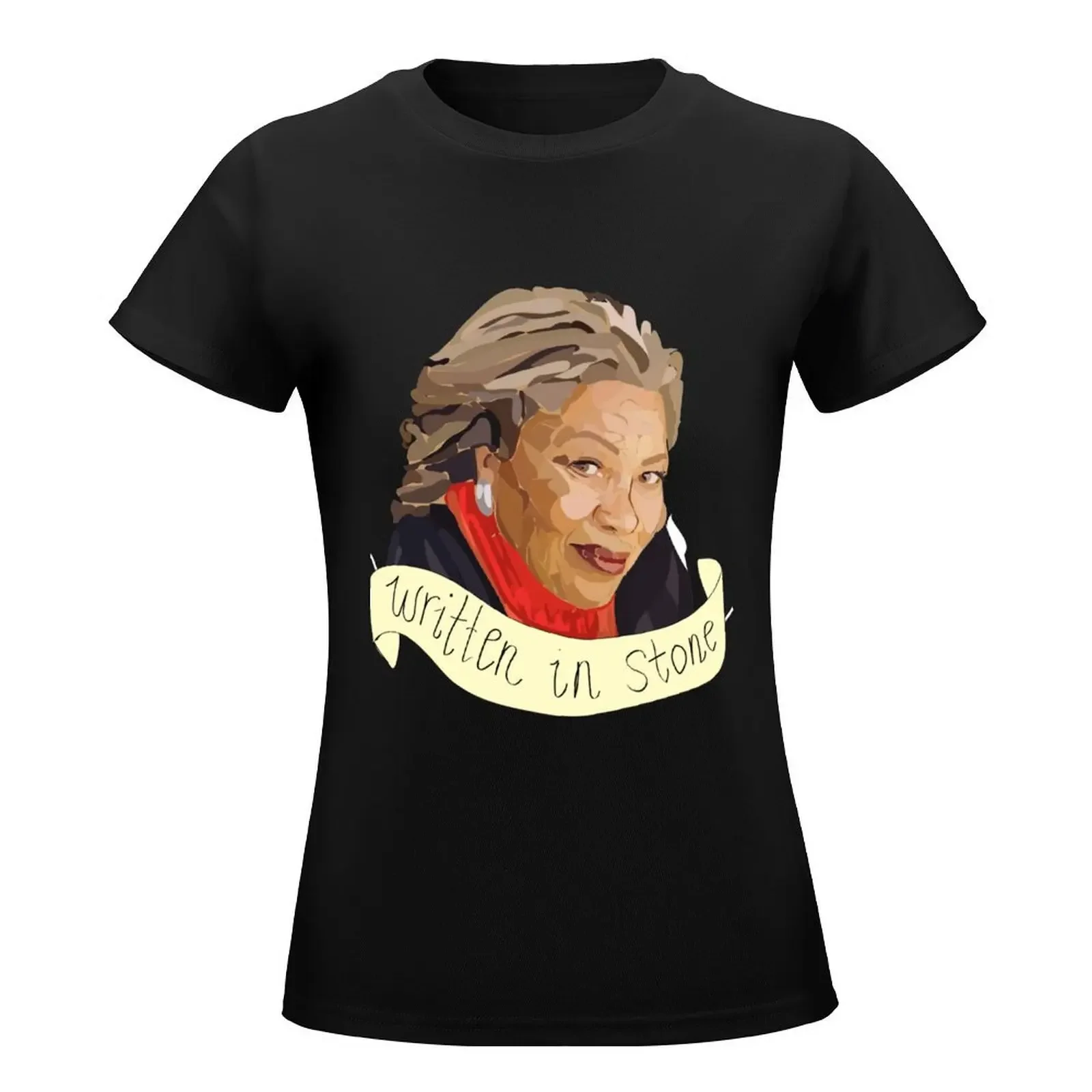 toni morrison grinnell commemorative emblem T-Shirt summer top aesthetic clothes graphic t-shirts for Women