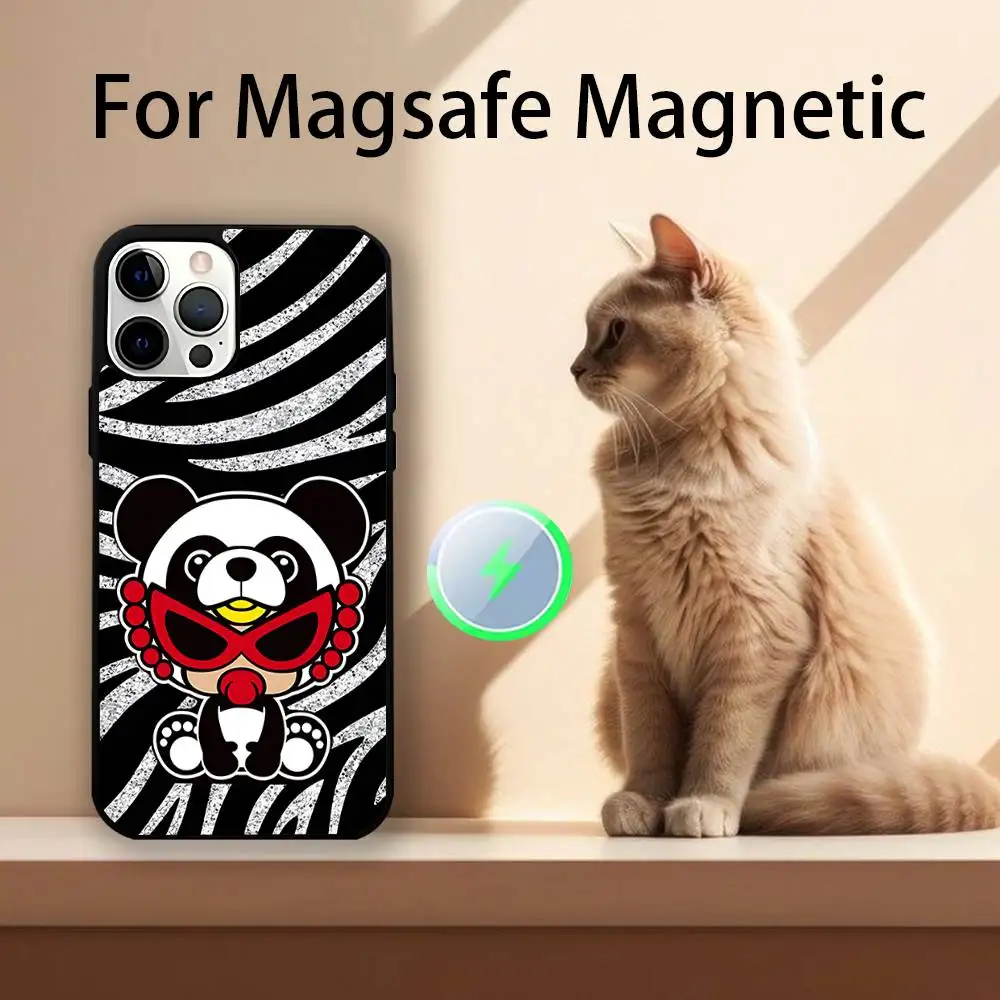 حافظة هاتف H-Hysteric M-Mini لهاتف iPhone 17,16,15,14,13,12,11,Pro,Max,Plus,Mini,SE4,E شحن لاسلكي Magsafe مغناطيسي