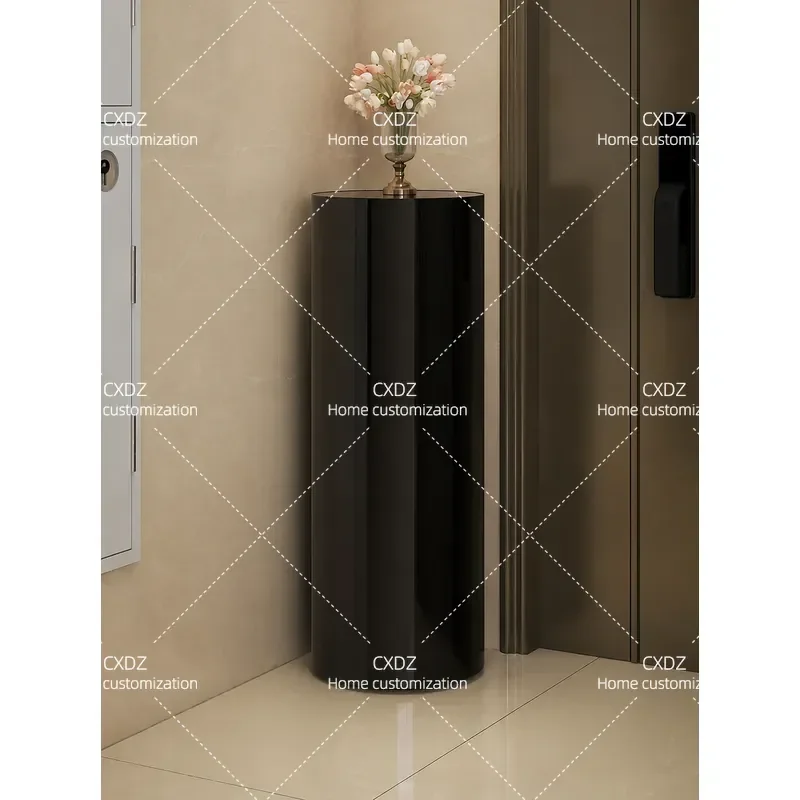 Simple Rotatable Shoe Cabinet Narrow Vertical Multi Layer Steel Storage Rack for Entrance Hallway Corridor Home Organization