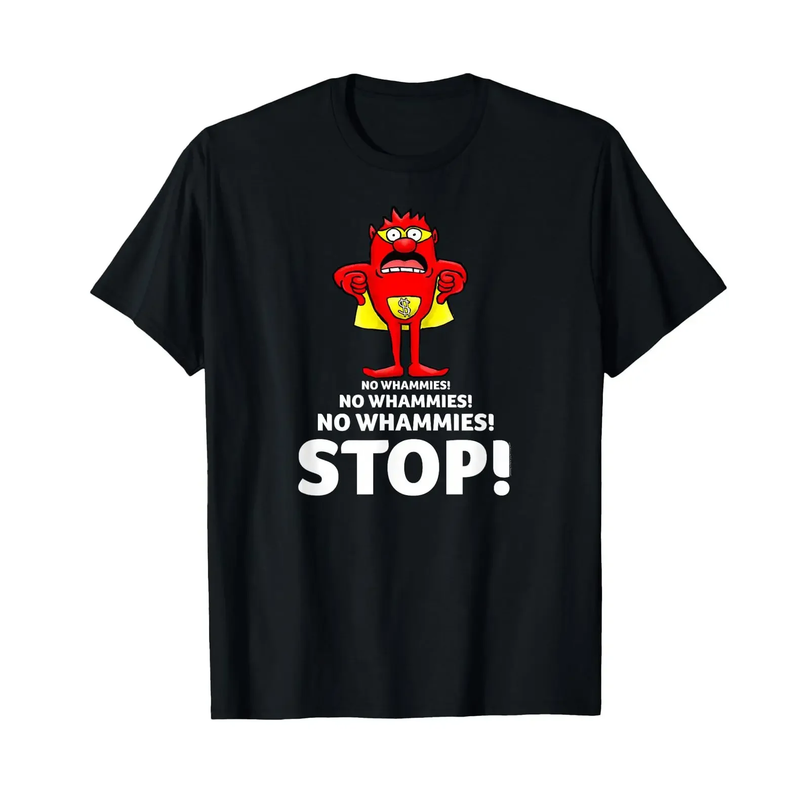 Press Your Luck No Whammies Stop T Shirt vintage Washed Slightly homme Top For Everyday Wear Versatile Stretched Soft