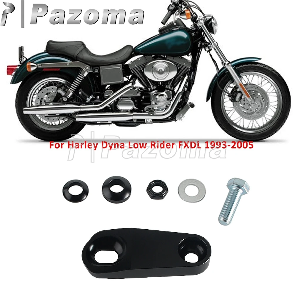 

Motorcycle Headlight Bracket Light Rack LED Headlamp Extension Block Relocation Bracket For Harley Dyna Low Rider FXDL 1993-2005
