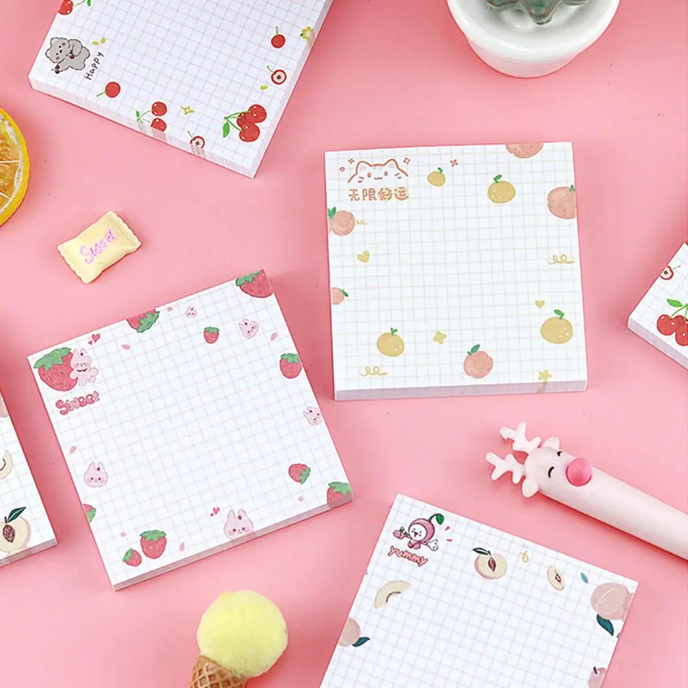 Buku Catatan Mini Cherry untuk Kantor & Sekolah, Dekorasi, Memo, Catatan, Notepad, Sticky Notes, Buku Diary, Memo Pad