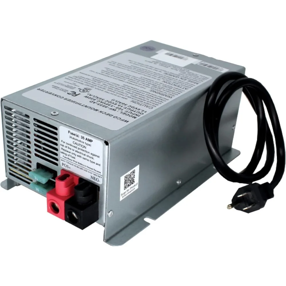 

WF-9875-AD-CB RV Converter/Charger Deckmount 75Amp DC Output with Patented Auto Detect™ Technology Lead Acid Lithium