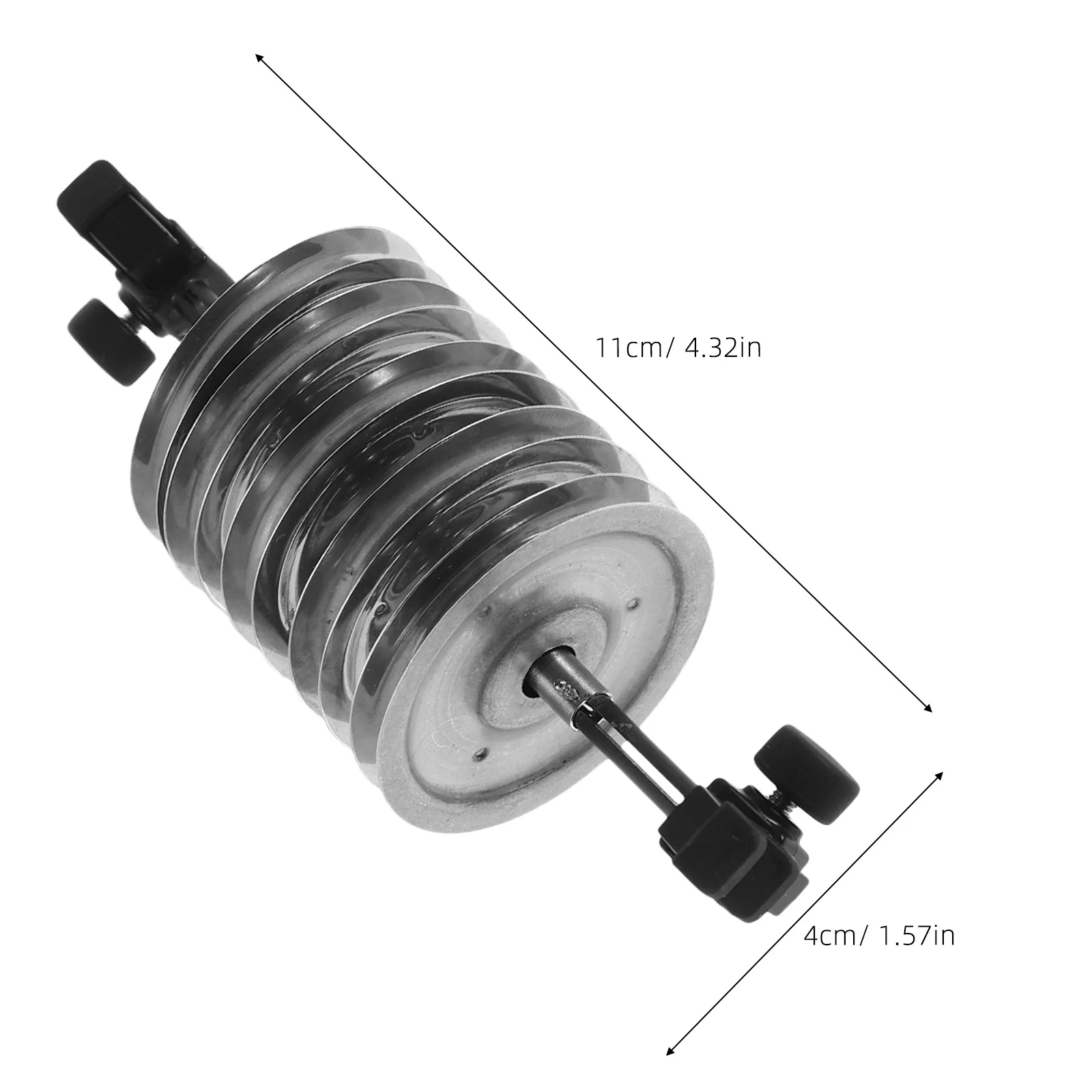 الغيتار ثقب الصوت جرس معدني صغير الدف ردود الفعل الضوضاء المخفض الصوتية الغيتار ملحق المبتدئين المحمولة ممارسة إيقاع