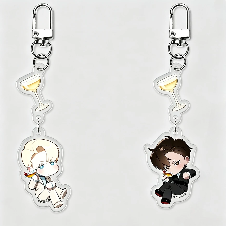 Anastasia Anime Acrylic Key Chains Kwon Taekjoo Keyirng Bag Charm Pendant Bl Goods Accessory Toy Friend Gift Collection Ornament
