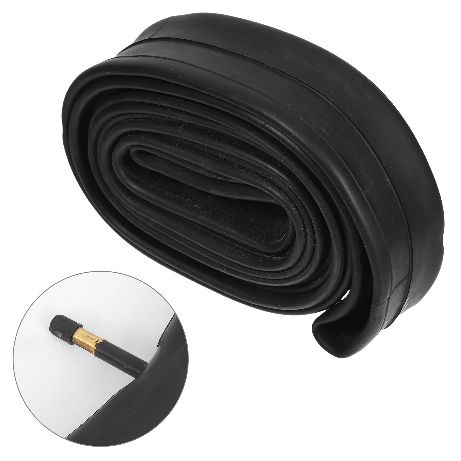 

2pcs 700C Bike Inner Tube 35-43C Black Butyl Rubber Mountain Road Bicycle Tubes 48mm Valve Lightweight Durability All Weather