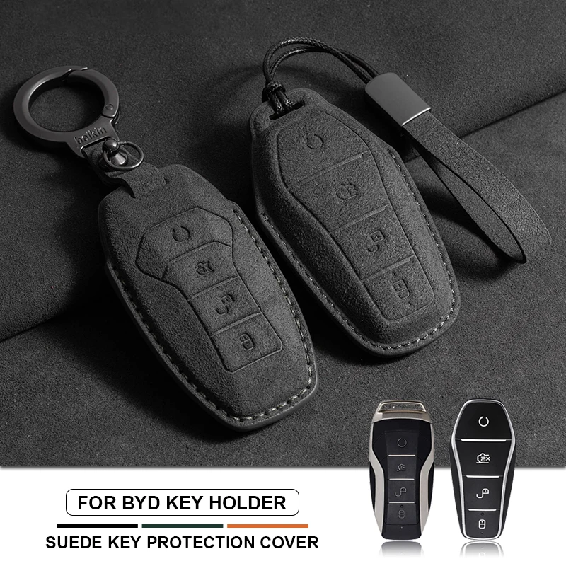 

For BYD Atto 3 Han EV Dolphin Durable Song Pro Tang Dm QIn PLUS MAX Yuan Car Key Case Keyless Cover Key Shell Car Accessories