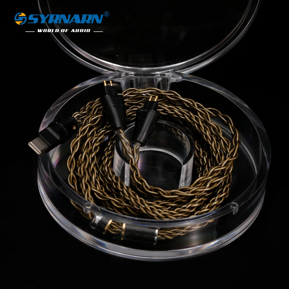 

SYRNARN 6N Single Crystal Copper for FOSTEX TH900/909/600/MKII/MK2 Headphone Upgrade Balance Cable XLR/6.35/3.5/2.5/4.4mm Plug