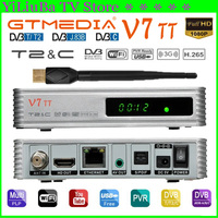 [Genuine] Hot selling GTmedia V7 TT Satellite TV receiver 1080P FHD DVB-T/T2/DVB-C/J.83B Support H.265 HEVC 10bit PVR USB wifi