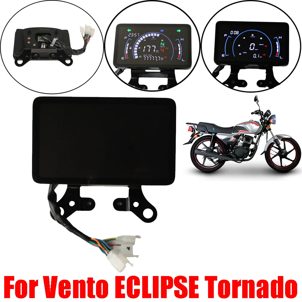 

For Vento ECLIPSE 150 200 Tornado 250 300 Motorcycle Digital Speedometer Dashboard Instrument Tachometer Odometer Gear Display
