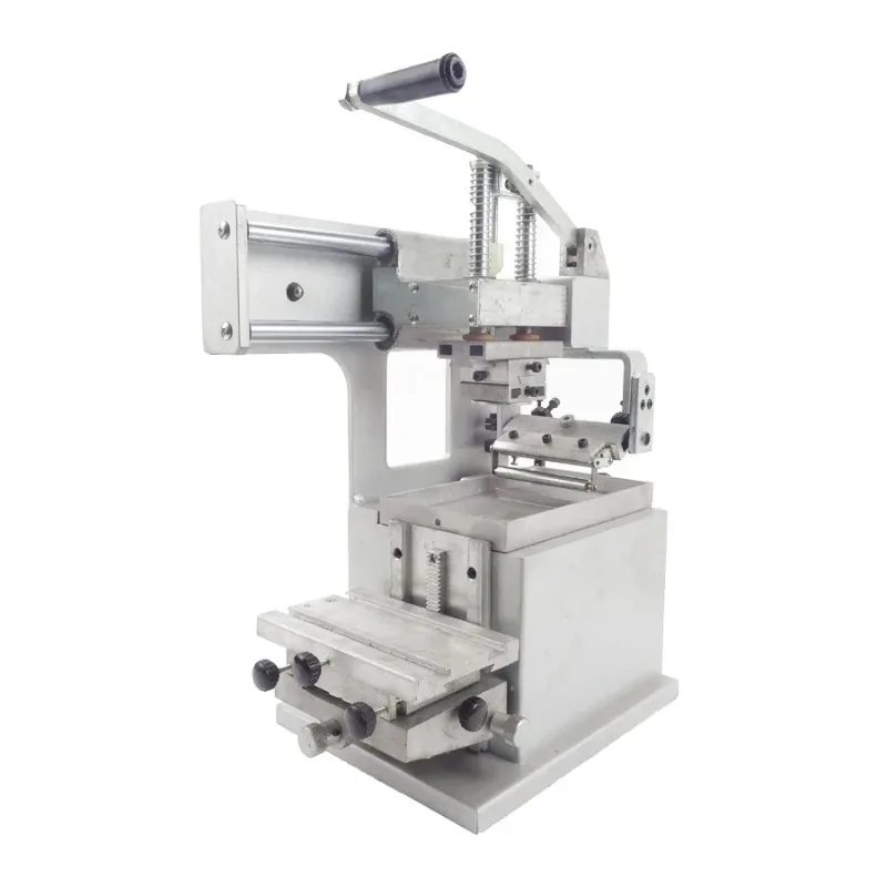 JYD150-100 Manual Single Color Oil Stamping Pad Printing Equipment Company Logo Printer with Design Die Board And Pad Head 1PC