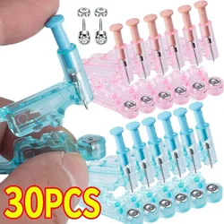 1/30PCS Ear Piercing Gun Kits Disposable Disinfect Safety Earring Piercer Machine Studs Noses Lips Body Jewelry Piercing Tools