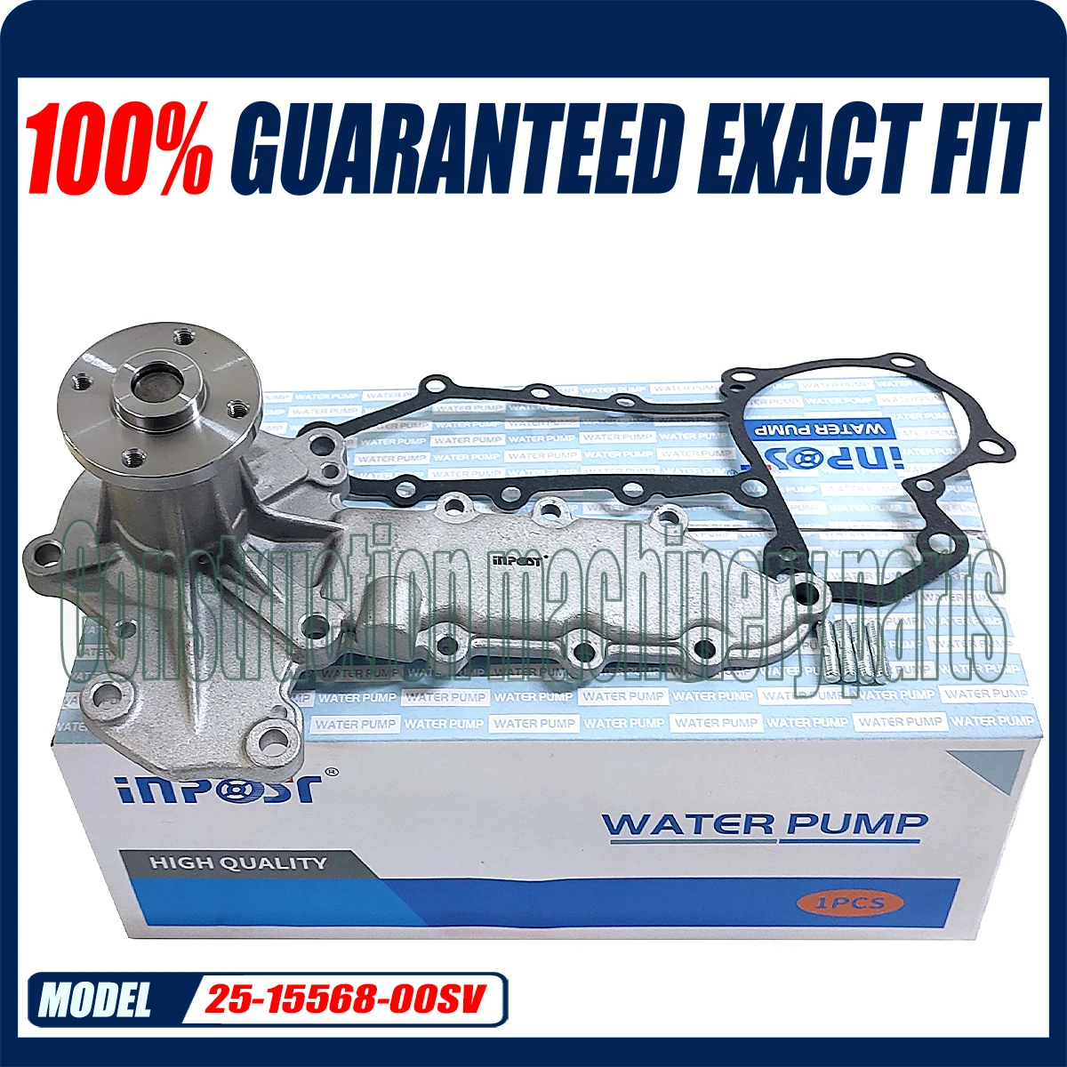 

25-15568-00SV Water Pump 25-15568-00SV for Kubota V2403 V2203 Engine With Gasket