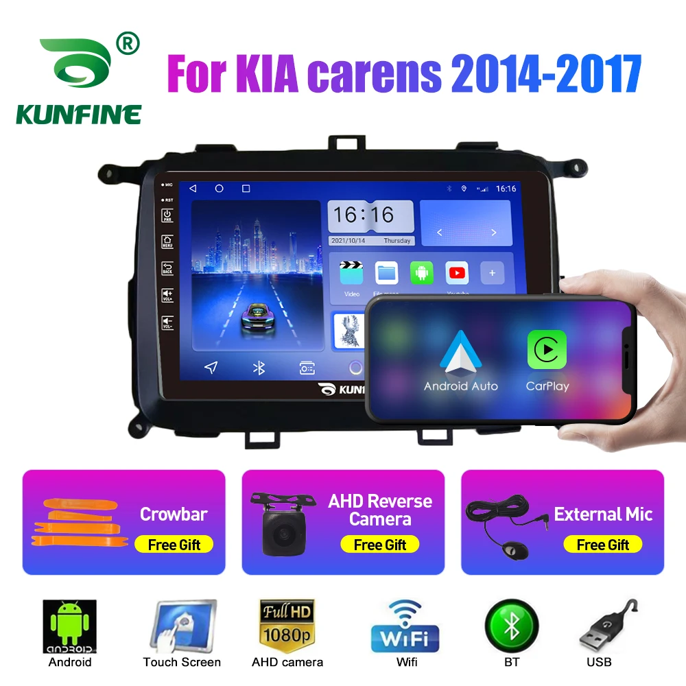 10.33 Inch Car Radio For KIA carens 2014-2017 2Din Android Octa Core Car Stereo DVD GPS Navigation Player QLED Screen Carplay