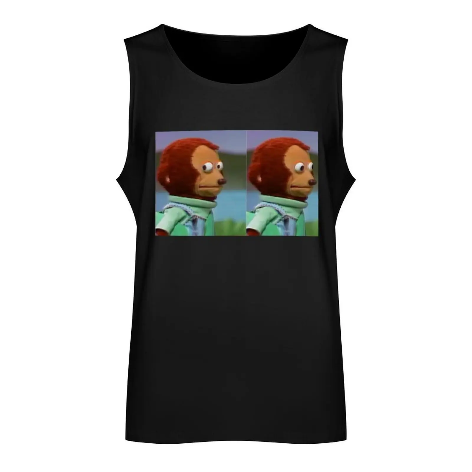 Awkward Monkey Puppet Meme Tank Top best selling products Men's t shirt plain t-shirt tops