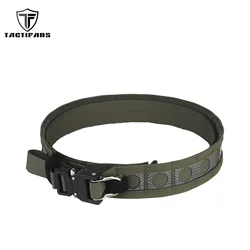 Ferro Style Airsoft Bison Tactical Belt Two Layer Quick Detach Metal Buckle Lightweight Molle Waist Belt Airsoft Paintball Gear