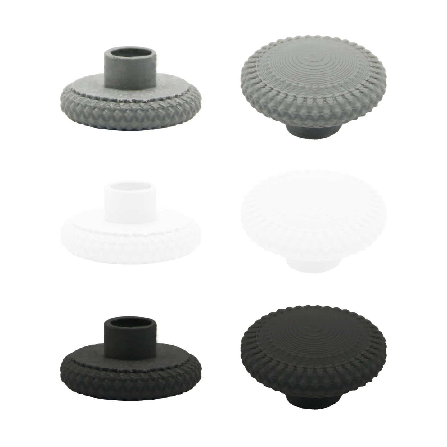 Joystick Caps for GPD WIN 5 PLA Anti-slip and Comfortable Enhancing Your Gaming Experience 1 Pair Black White Gray