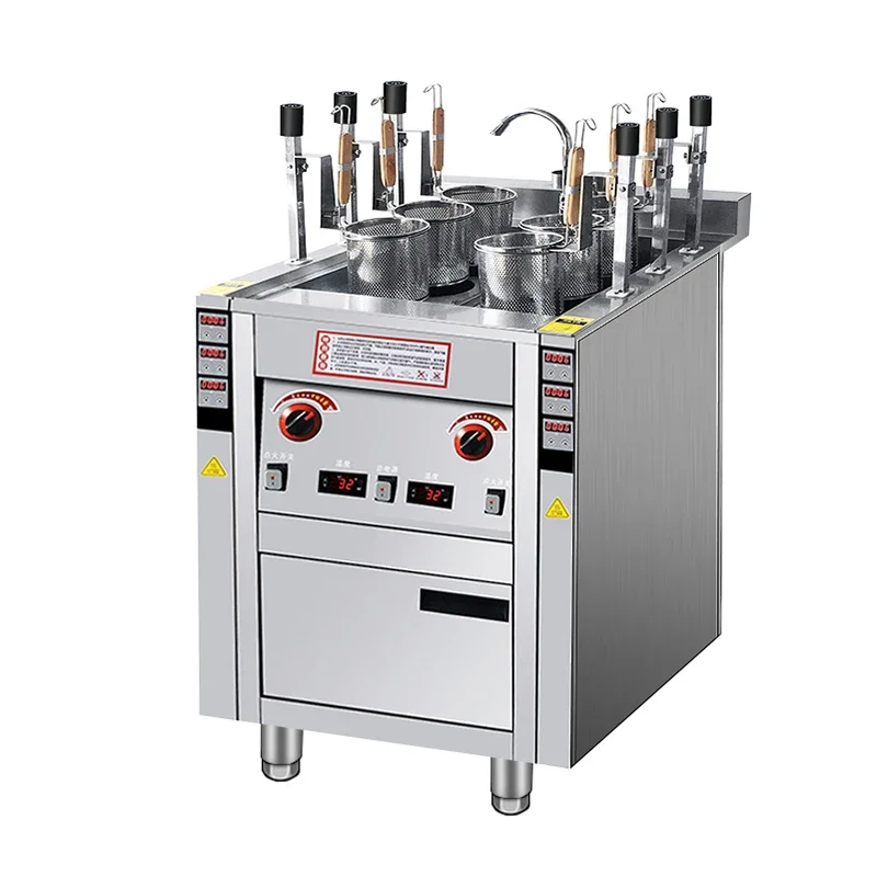 Automatic Lift Up Boiler Noodle Cooker Restaurant Commercial Pasta Cooker 3 Lifts Cooking Machine