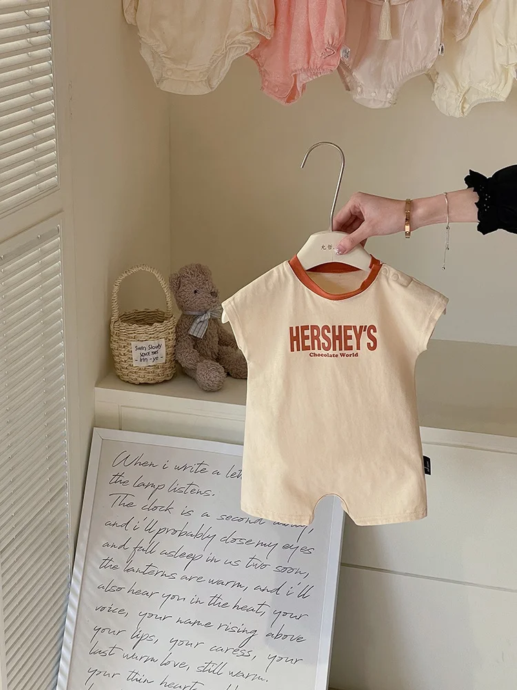

Adorable Outfit for Baby Boys Summer Rer Clothes Cotton ort Sve round Ne ort Pants Easy to Wear Cute Newborn Baby...