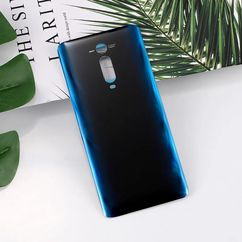 Задняя крышка аккумулятора Mi9T для Xiaomi Mi 9T Pro 6,39 дюйма, задний корпус, стеклянный чехол, замена запасных частей для ремонта