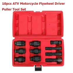 10pc ATV Motorcycle Flywheel Driver Puller Tool Set Fit For Yamaha Honda Suzuki