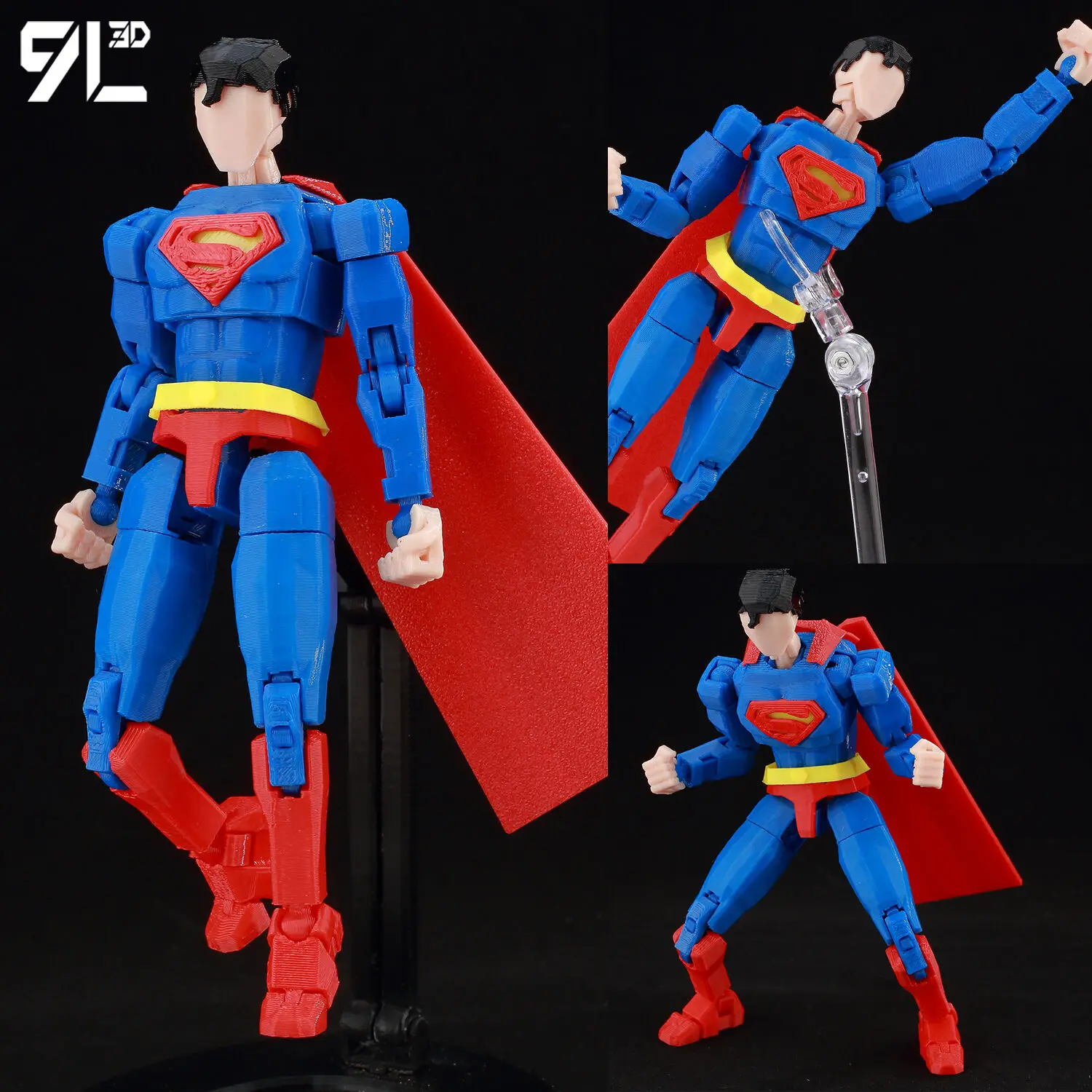 

9L3D Dummy Lucky13 Superman Strength Poseable Desk Decor Toys Full Body Articulate Desk Decoration Gift Limited Stock Boy Gifts