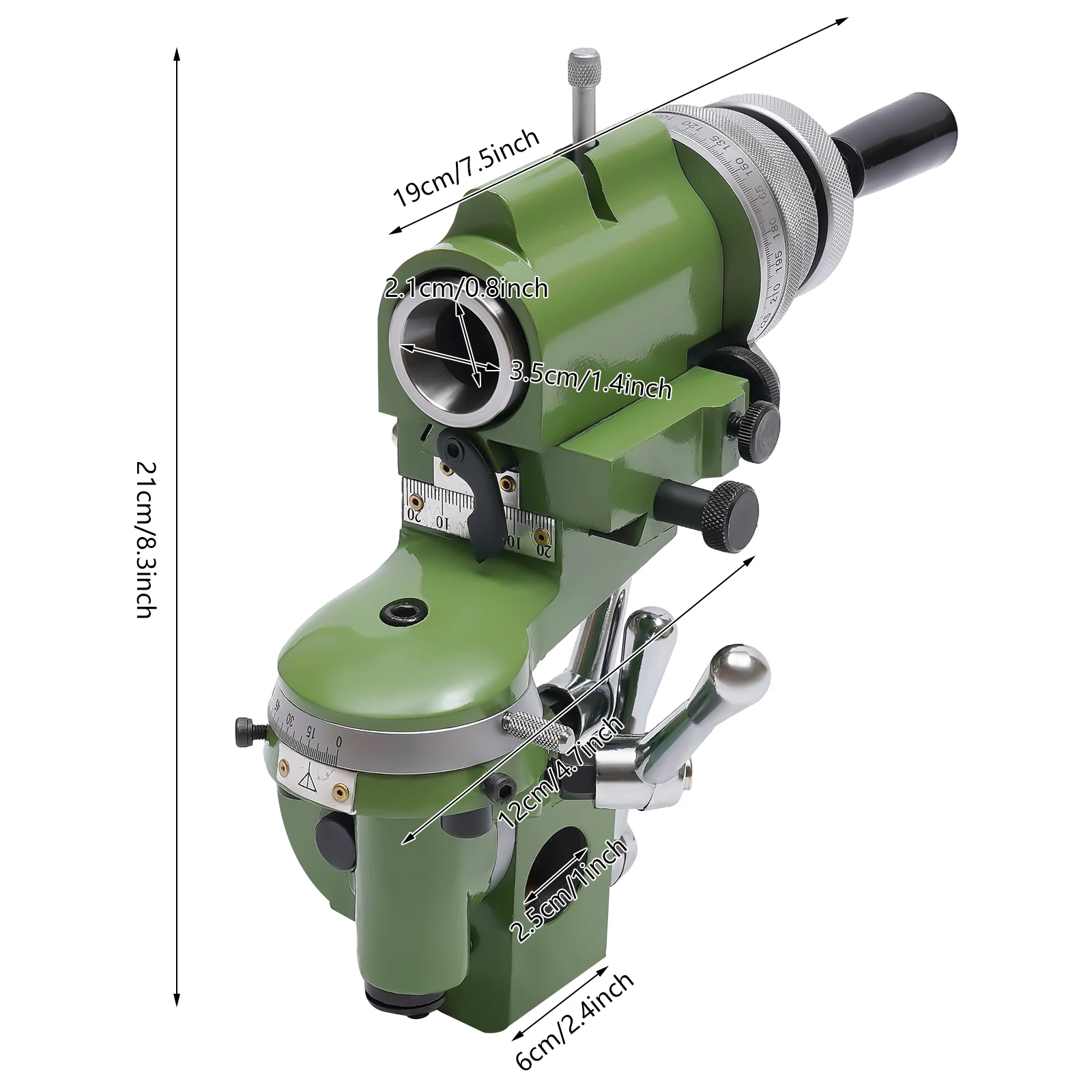 U2 Sharpener Tool Holder Multifunction Universal Grinding Milling Cutter Engraving Knife Sharpener Holder for End Mill/Lathe