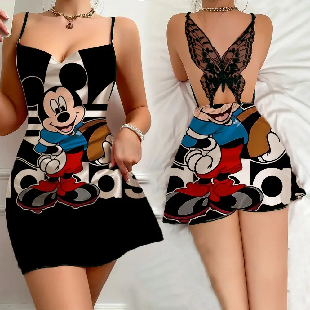 

2024 Summer Popular New Women Pajama Lady New Dresses Sleepwear for Women and Sexy Pajamas Woman Free Shipping Disney Style