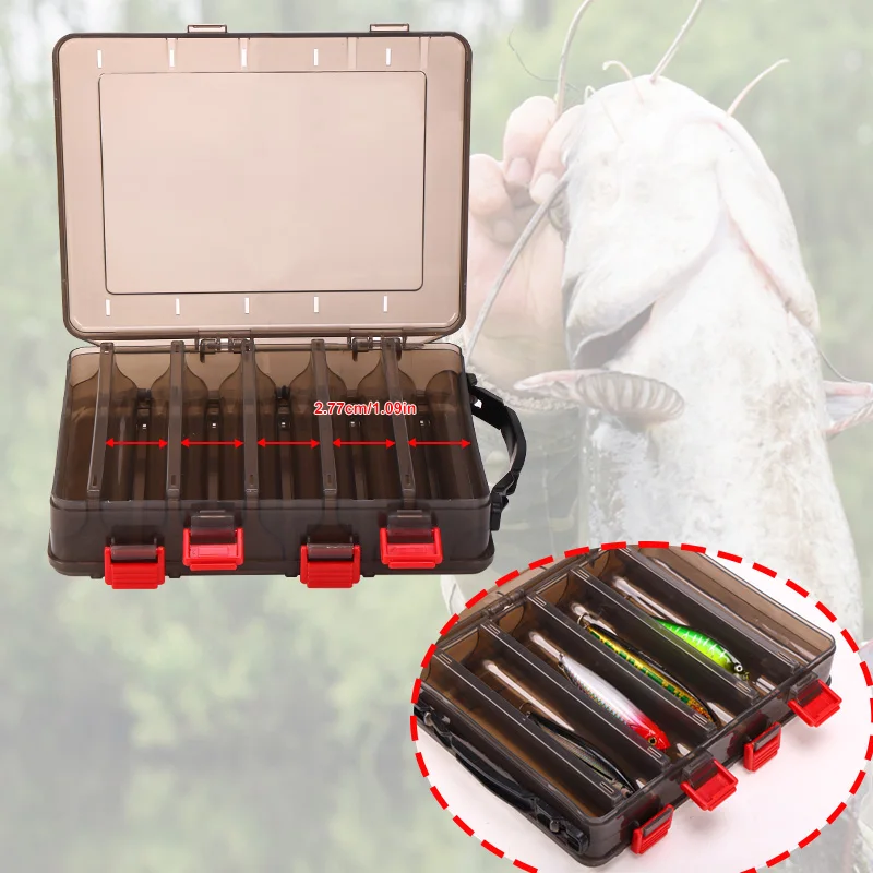 WEIHE Anzuelos de plástico para señuelos de doble cara – Caja aparejos - imagen 4