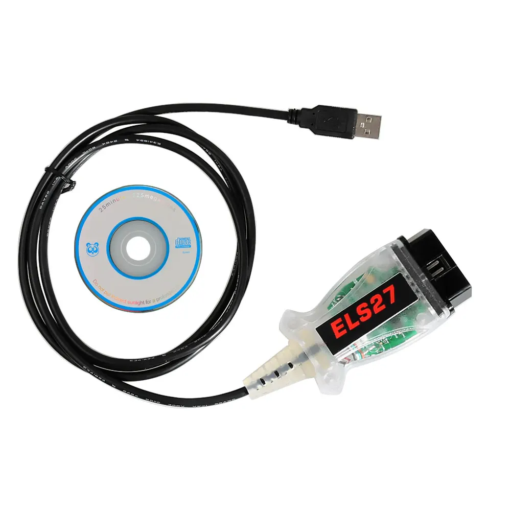 

V2.3.8 OBD2 Code Reader ELS27 Works for /Lincoln/ Green PCB FTDI Chip+PIC24HJ128GP