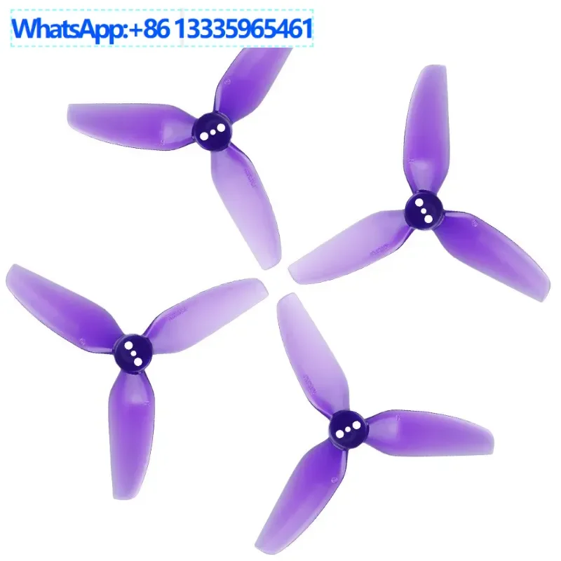 

10PCS HQ Durable Prop T3X3X3/T3x4x3 three-leaf propeller FPV traverser 3-inch front and back propeller
