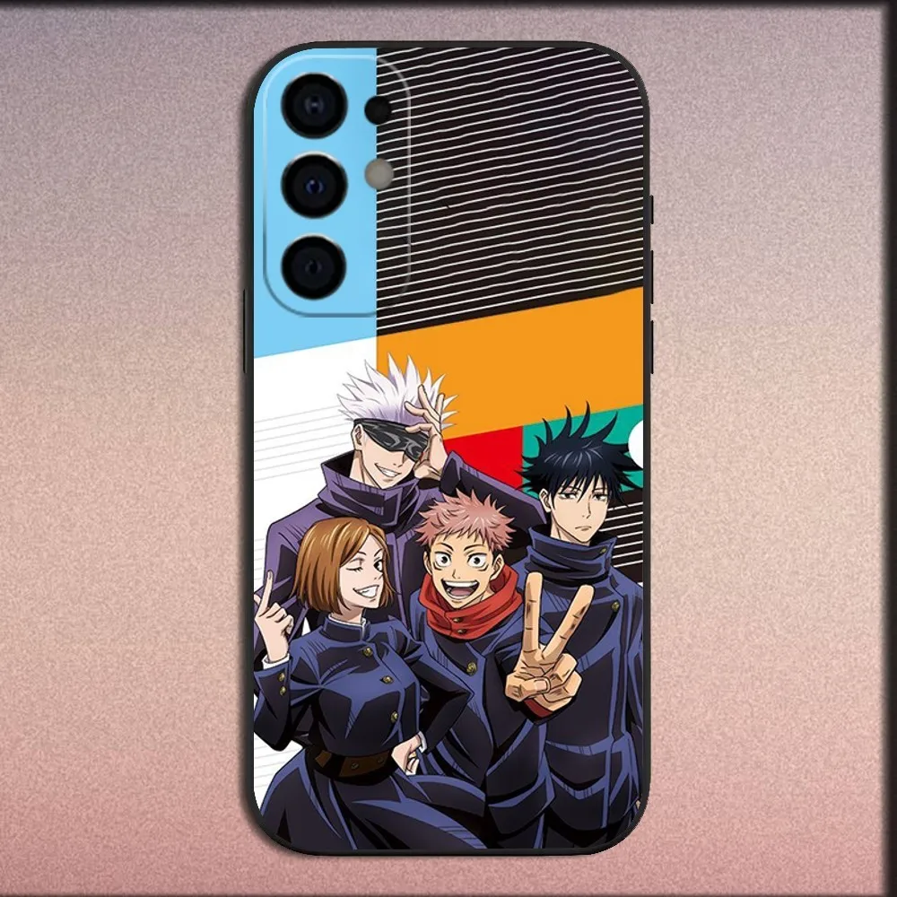 Cool J-Jujutsu K-Kaisen G-Gojo Phone Case For Samsung S25,S24,S21,S22,S23,S30,Ultra,S20,Plus,Fe,Lite,Note,10,9,5G Black Cover