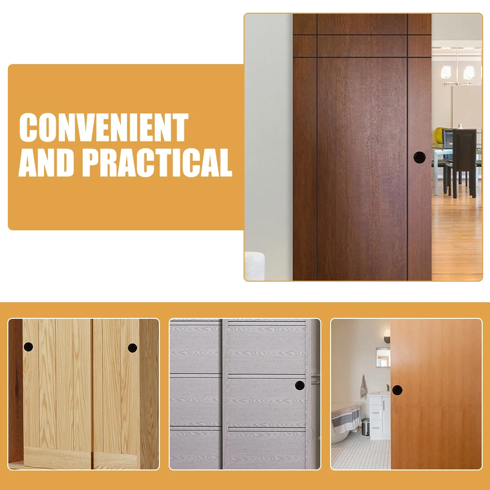 

2pcs Barn Door Handle Hardware Pulls for Sliding Doors Cabinets Steel Material Durable Closet Garage Gate Decor